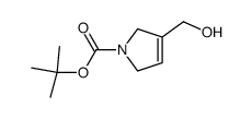 tert-butyl 3-(hydroxymethyl)-2,5-dihydro-1H-pyrrole-1-carboxylate Structure