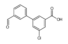 3-chloro-5-(3-formylphenyl)benzoic acid结构式