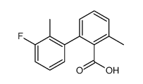 2-(3-fluoro-2-methylphenyl)-6-methylbenzoic acid Structure