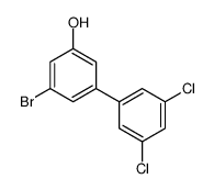 3-bromo-5-(3,5-dichlorophenyl)phenol结构式