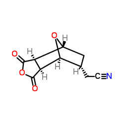 5-endo-(Cyanomethyl)endothall anhydride结构式