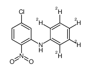 N-(5-chloro-2-nitrophenyl)-2,3,4,5,6-pentadeuterioaniline结构式