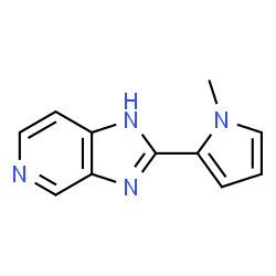 1H-Imidazo[4,5-c]pyridine,2-(1-methyl-1H-pyrrol-2-yl)-(9CI) structure