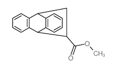 methyl 9,10-dihydro-9,10-ethanoanthracene-11-carboxylate Structure