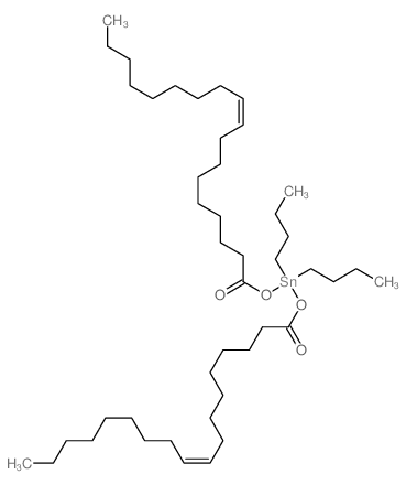 Stannane, dibutylbis[(1-oxo-9-octadecenyl)oxy]- structure