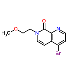 4-Bromo-7-(2-methoxyethyl)-1,7-naphthyridin-8(7H)-one Structure