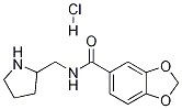 Benzo[1,3]dioxole-5-carboxylic acid (pyrrolidin-2-ylMethyl)-aMide hydrochloride structure