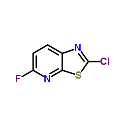 2-Chloro-5-fluoro[1,3]thiazolo[5,4-b]pyridine结构式