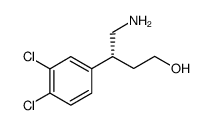 (R)-(+)-Dichlorophenyl amino alcohol Structure