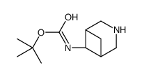 3-氮杂双环[3.1.1]庚烷-6-基氨基甲酸叔丁酯结构式