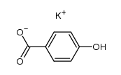 monopotassium para-hydroxybenzoate Structure