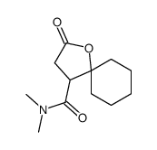 N,N-dimethyl-2-oxo-1-oxaspiro[4.5]decane-4-carboxamide结构式