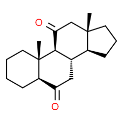 5α-Androstane-6,11-dione结构式