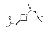 tert-Butyl 3-(nitromethylene)azetidine-1-carboxylate Structure