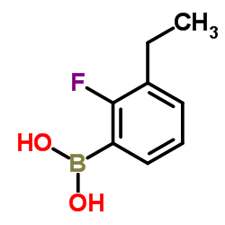 (3-Ethyl-2-fluorophenyl)boronic acid structure