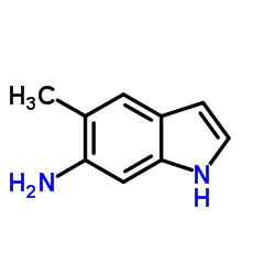 5-甲基-1H-吲哚-6-胺结构式