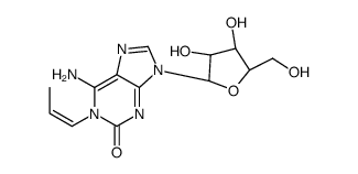 1-allylisoguanosine Structure