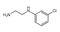 N-(3-chlorophenyl)-1,2-diaminoethane结构式