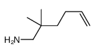 2,2-dimethylhex-5-en-1-amine Structure