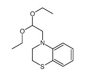 4-(2,2-diethoxyethyl)-2,3-dihydro-1,4-benzothiazine结构式