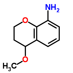 4-Methoxy-8-chromanamine Structure