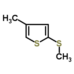4-Methyl-2-(methylthio)thiophene structure