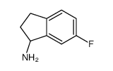 1H-Inden-1-amine,6-fluoro-2,3-dihydro-,(+)-(9CI) Structure