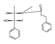 N-((1S,2S)-1-hydroxy-1-phenylpropan-2-yl)-N-methyl-3-phenylpropanamide结构式