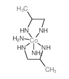 Cobalt(3+),diamminebis(1,2-propanediamine-N,N')-, trichloride (9CI) Structure