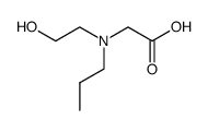 N-propyl-N-(2-hydroxyethyl)glycine结构式