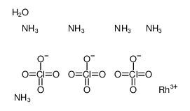 azane,rhodium(3+),triperchlorate,hydrate结构式