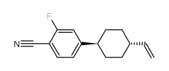 4-(4-ethenylcyclohexyl)-2-fluorobenzonitrile Structure