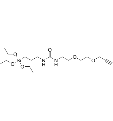 Propargyl-PEG2-urea-C3-triethoxysilane picture