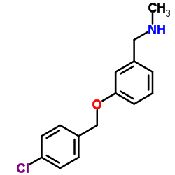 1-{3-[(4-Chlorobenzyl)oxy]phenyl}-N-methylmethanamine Structure