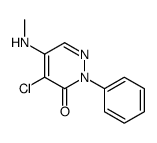 4-chloro-5-(methylamino)-2-phenylpyridazin-3-one Structure