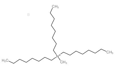 Ammonium, methyltrioctyl-, borohydride Structure