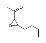 1-(3-Butyloxiranyl)ethanone Structure