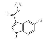 5-Chloro-1H-indole-3-carboxylic acid methyl ester Structure
