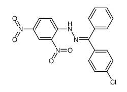4-chloro-benzophenone-(2,4-dinitro-phenylhydrazone) Structure