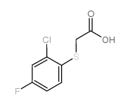 2-(2-CHLORO-4-FLUOROPHENYLTHIO)ACETIC ACID Structure