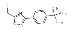 3-[4-(TERT-BUTYL)PHENYL]-5-(CHLOROMETHYL)-1,2,4-OXADIAZOLE structure