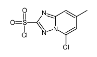 5-chloro-7-methyl-[1,2,4]triazolo[1,5-a]pyridine-2-sulfonyl chloride Structure