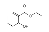 ethyl 3-hydroxy-2-methylidenehexanoate结构式