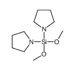 dimethoxy(dipyrrolidin-1-yl)silane Structure