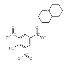 2,3,4,5,6,7,8,8a-Octahydro-1H-quinolizine; 2,4,6-trinitrophenol结构式