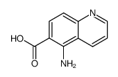 6-Quinolinecarboxylicacid,5-amino-(9CI) Structure