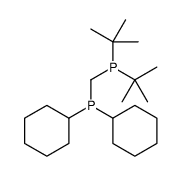 ditert-butyl(dicyclohexylphosphanylmethyl)phosphane结构式