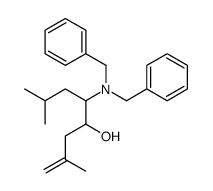 5-(dibenzylamino)-2,7-dimethyloct-1-en-4-ol结构式