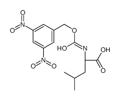 (2S)-2-[(3,5-dinitrophenyl)methoxycarbonylamino]-4-methylpentanoic acid结构式
