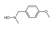 N-p-methoxybenzyl-N-methylhydroxylamine Structure